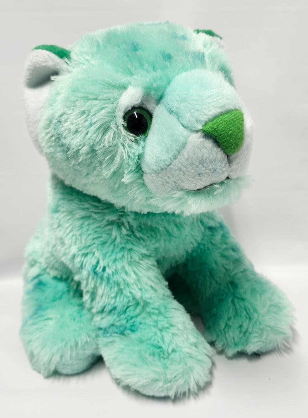 Wild Republic Cuddlekins Mint Green Tiger Plush Stuffed Animal